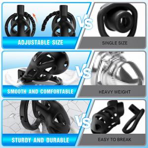 قفص للقضيب القابل للتعديل – تصميم خفيف و8 أحجام حلقات للراحة المثالية